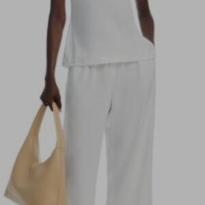 Wayf Light Gray Wide-Leg Pants